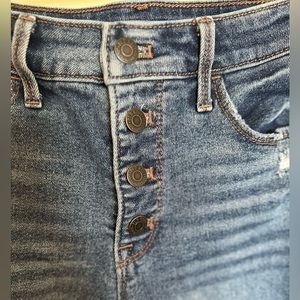 High rise skinny jeans size 0